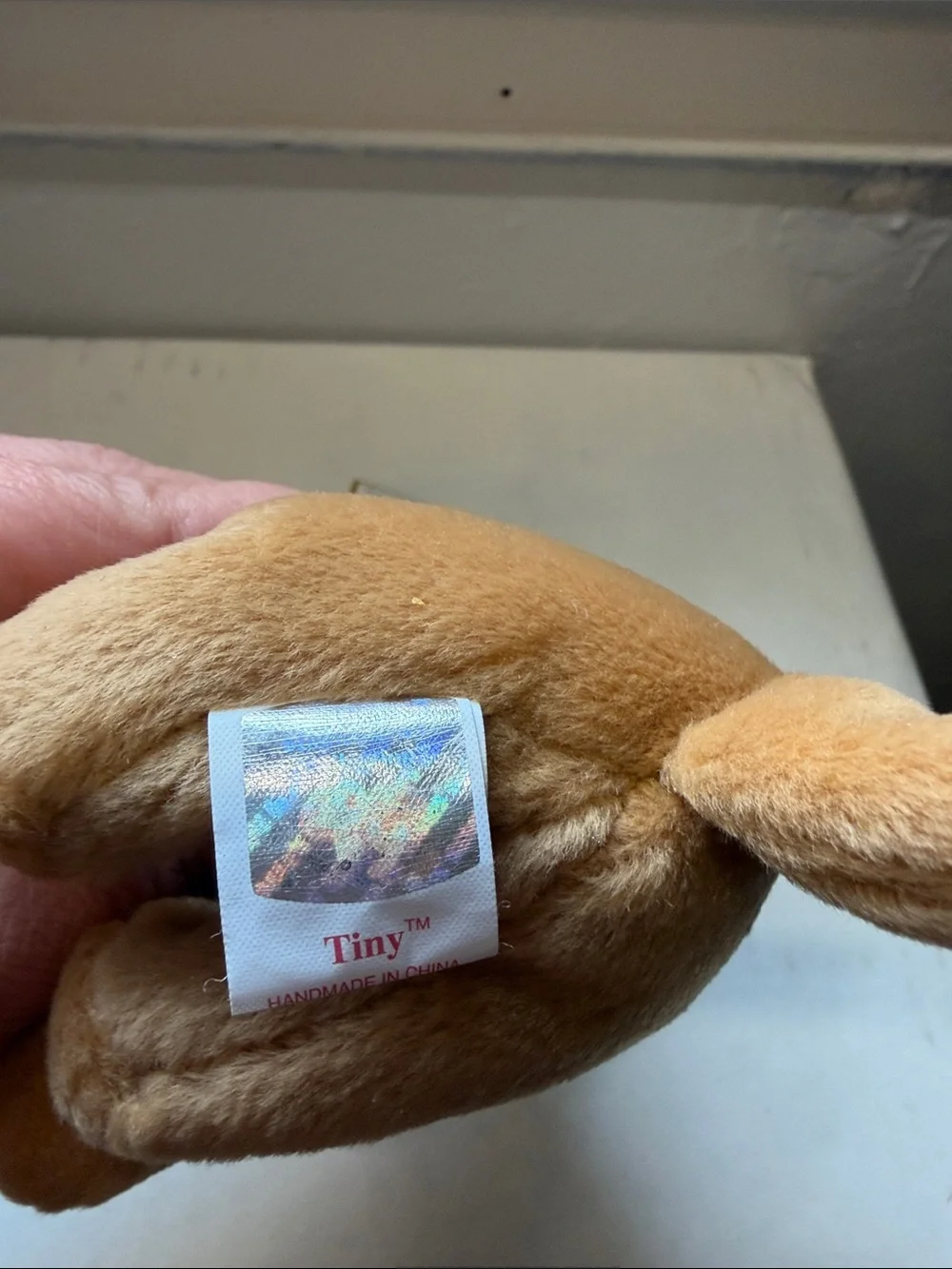 NWT TY Beanie Baby Tiny Brown Chihuahua Dog Plush - Brown